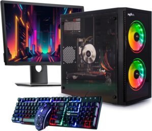 Veno Scorp Budget Gaming PC 22” Bundle Intel Core i3-8GB RAM – 500GB HDD – GT 710 2GB NOVA ARGB Gaming Case – WINDOWS 10