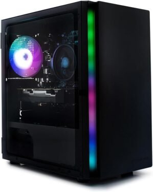 Stormforce Onyx Gaming PC – AMD Ryzen 5 5500 | NVIDIA GeForce RTX 3050 6GB | 1TB SSD | 16GB RAM | WiFi | Windows 11 | Purity |