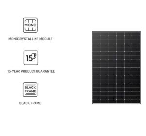 PHOTOVOLTAIC MODULE LONGI 430W, HI-MO 6 EXPLORER, MONOCRYSTALLINE, BLACK FRAME, WHITE BACKSHEET, FRAME 30 MM