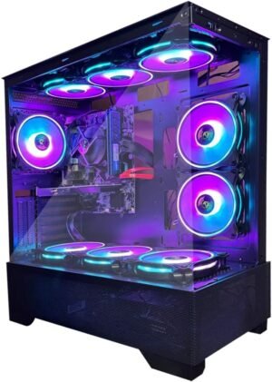Computek Gaming Tower • Intel Core i7• Nvidia RTX3050 6GB Graphics Card • 16GB RAM • 256GB SSD+1TB HDD • 500W 80+ PSU • Black RGB Gaming Case • Wi-Fi • Windows 11•