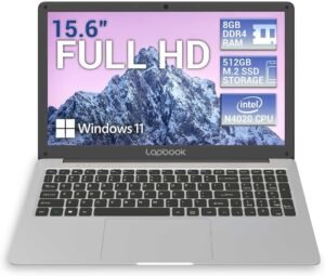 2023 Model 15.6″ Full HD Laptop – 8GB RAM 512GB SSD Windows 11 Home, AC WIFI, RJ45, Integrated Webcam – S15 N2 15 Inch Lightweight Laptop