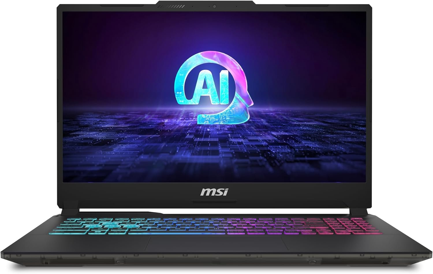 MSI Cyborg 15 Inch FHD Gaming Laptop - (Intel Core Ultra 7 155H, NVIDIA GeForce RTX 4060, 16GB RAM, 512GB SSD, Windows 11 Home) - Translucent Black