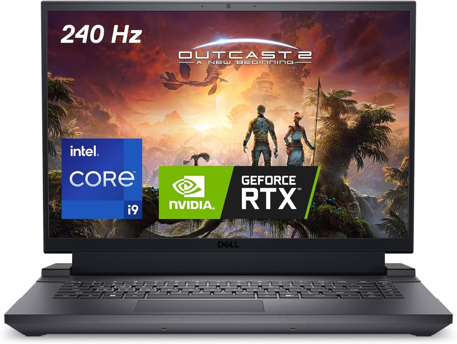 Dell G16 7630 16" QHD+ 240Hz Gaming Laptop, Intel Core i9-13900HX, NVIDIA GeForce RTX 4070-8GB, 32GB RAM, 1TB SSD, Intel Wi-Fi 6, Windows 11 Home, English-UK Backlit Keyboard, Metallic Nightshade
