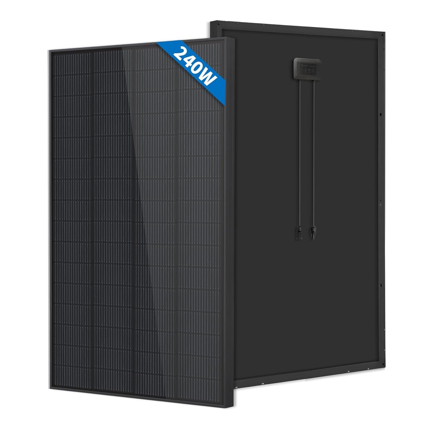 FIREFLY ENERGY 240W Monocrystalline Solar Panel All Black Module Solarpanel for RV, Boats, Trailer, Camper, Marine, Off-Grid System