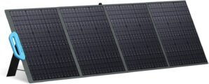 BLUETTI Solar Panel PV200, 200 Watt for Portable Power Station EB3A/EB55/EB70S/AC200P/AC200MAX/AC300, Foldable Solar Charger with Adjustable Kickstands for RV, Camping, Blackout