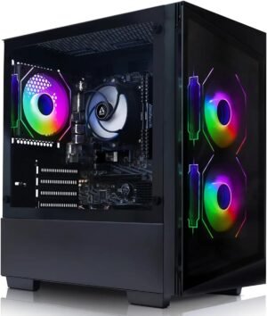 ADMI Gaming PC AMD Ryzen 5 8500G 5GHz Boost CPU | A620M | 16GB 4800MHz DDR5 | 1TB NVMe | 600mbps WiFi | Windows 11 | Level 3 Gaming Case