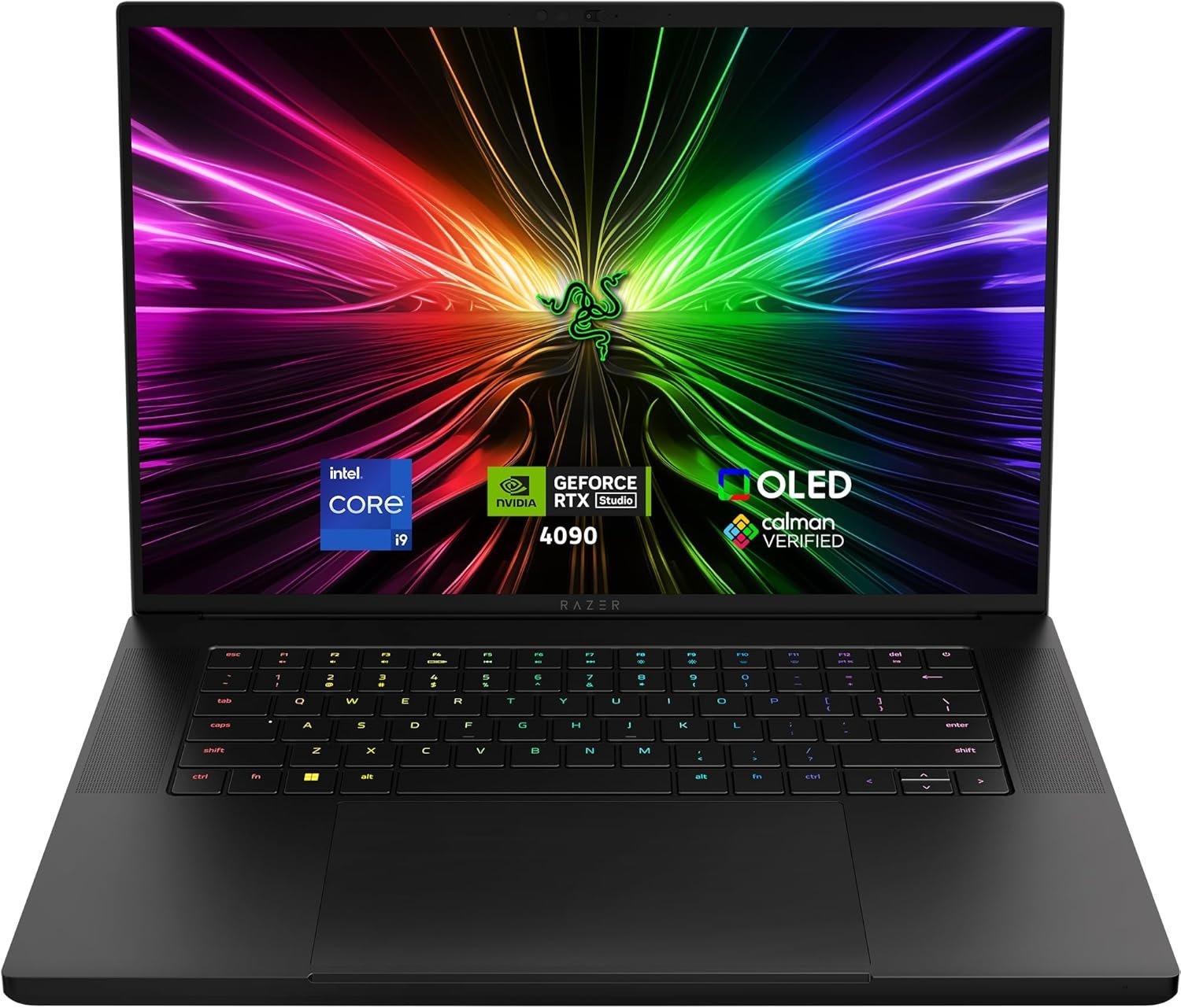 Razer Blade 16 (2024) - 16 inch Gaming Laptop - NVIDIA GeForce RTX 4090 - Intel Core i9-14900HX - 16" OLED QHD+ 240Hz Display (32GB DDR5, 1TB SSD) UK Layout | Black