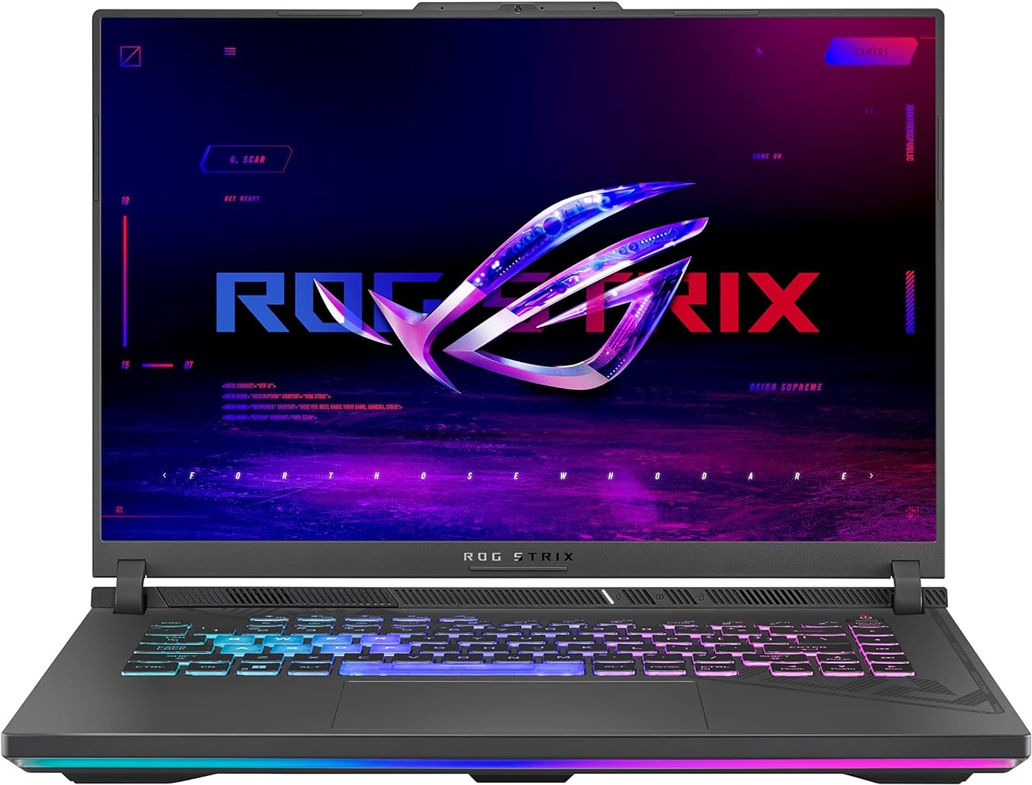 ASUS ROG Strix G16 Gaming Laptop, 16" 165Hz FHD IPS Display, Intel Core i7-13650HX, 32GB DDR5 RAM, 1TB SSD, NVIDIA GeForce RTX 4060, Wi-Fi 6E, US English Keyboard, Windows 11 Home