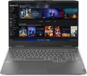 Lenovo LOQ | 15 inch Full HD Gaming Laptop | Intel Core i5-12450H | 16GB RAM | 512GB SSD | NVIDIA GeForce RTX 4060 | Windows 11 Home | Storm Grey
