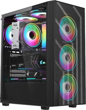 BCC SIROCCO 3050 i5 GAMING PC • Intel Core I5 • Nvidia RTX 3050 6GB • 512GB FAST SSD • 16GB RAM • 2TB Storage HDD • Windows 11 • WiFi (i5 6th Gen, PC Only)