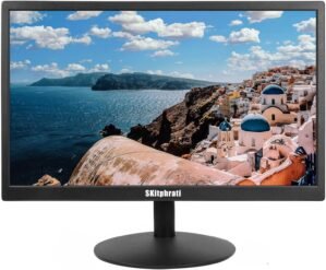 SKitphrati 17 Inch Monitor 1440×900 LED Screen PC Monitor with HDMI VGA Ports, HDMI Monitor for Computer Laptop MAC Xbox and Ras Pi(75HZ, 5Ms, 16:10, TN Panel, VESA)