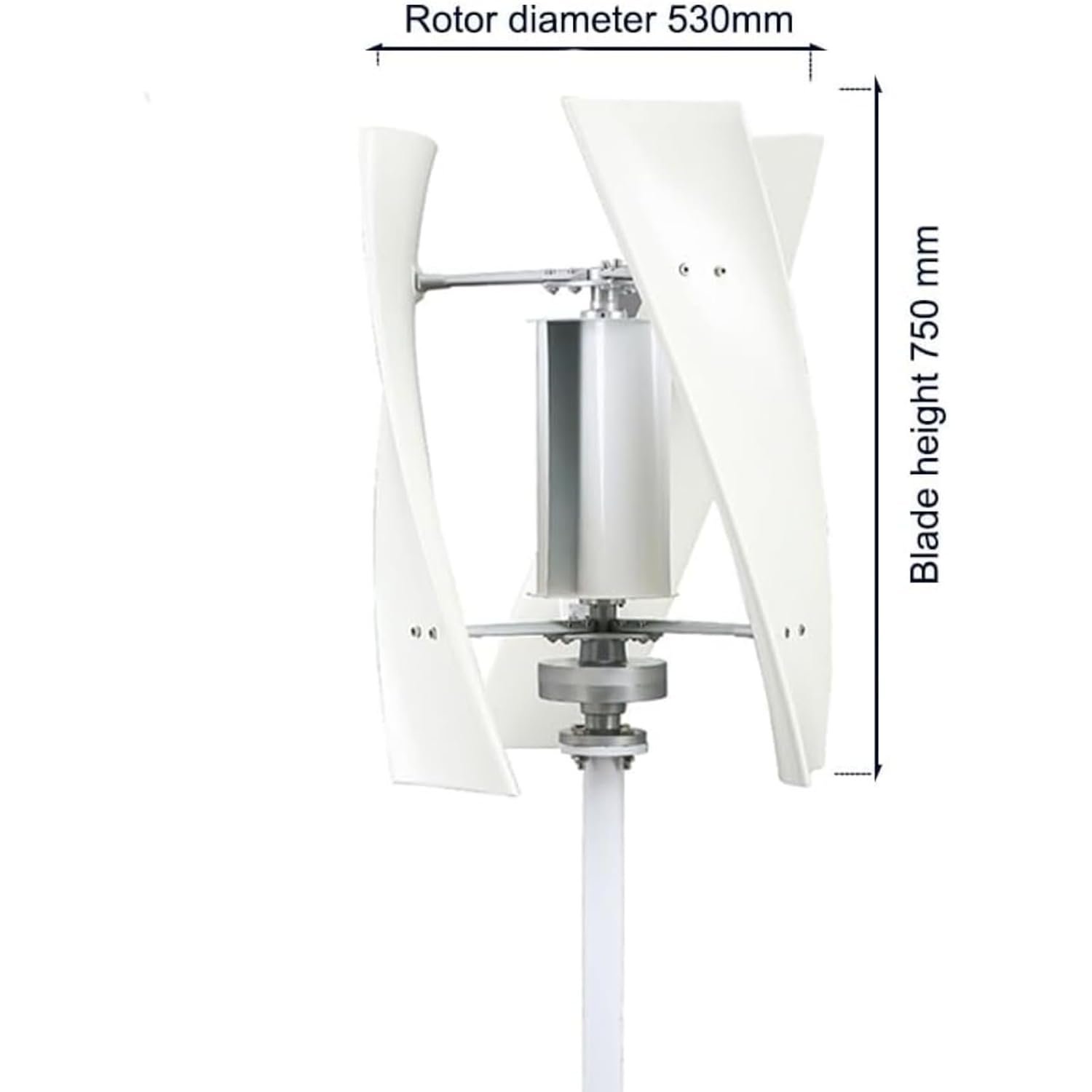 14000W Wind Turbine Generator Kit 24V 48V 220V Portable Wind Turbine Generator Kit with 3 Blade/Controller for Solar Wind Power Manufacturer Equipment - Image 5