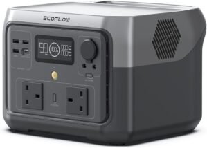 ECOFLOW Portable Power Station RIVER 2 MAX, 512Wh LiFeP04 Battery, the product is unused, only part of the packaging is defective (Renewed)