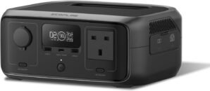 ECOFLOW Portable Power Station RIVER 3, 245Wh LFP Battery, Up to 600W Output, 2× Runtime With GaN,