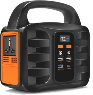 Solar Generator Portable Power Station 150W 80000mAh Emergency Power Supply for Home, Camping, RV Trips, and Outdoor Adventures