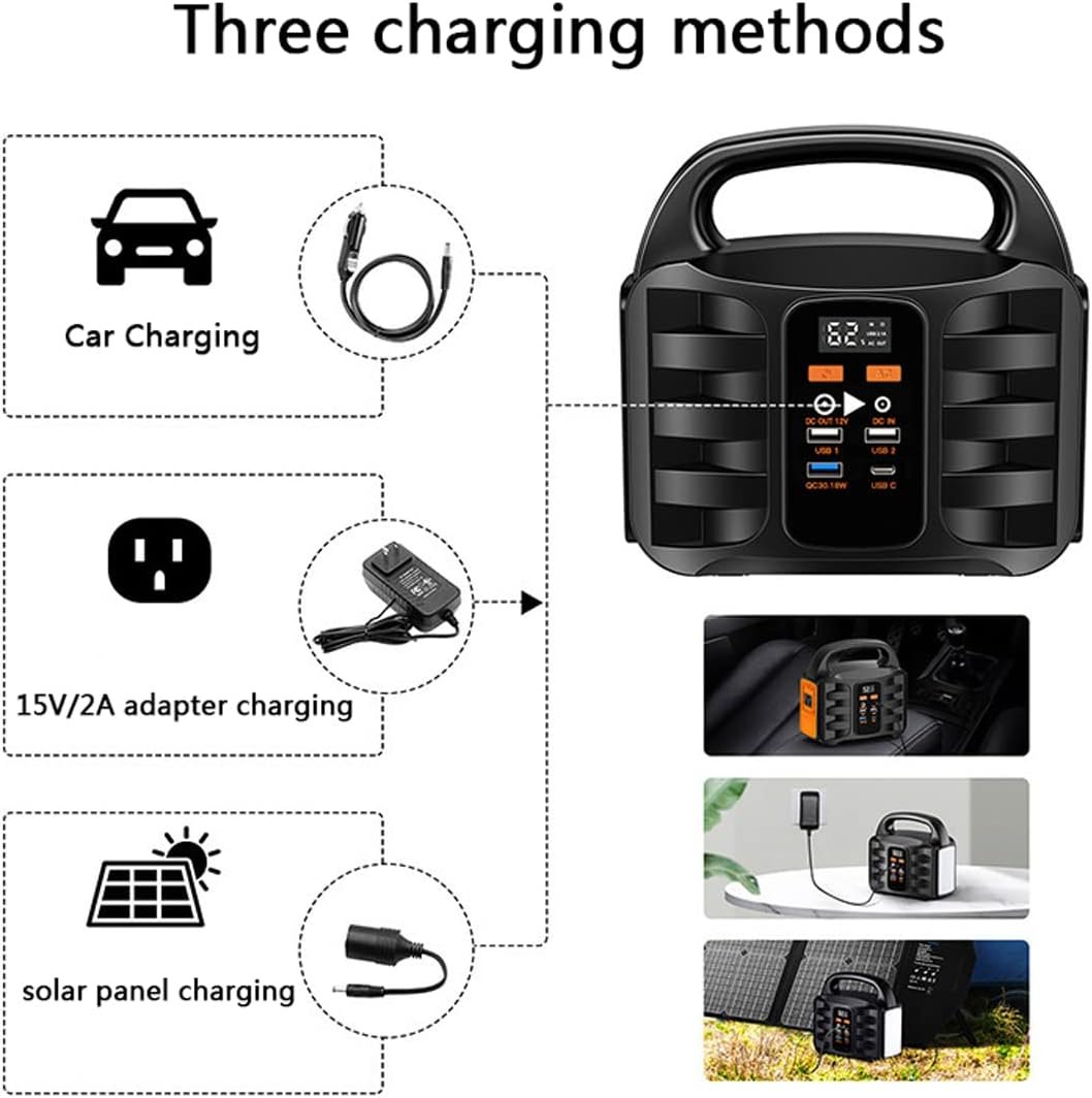 Solar Generator Portable Power Station 150W 80000mAh Emergency Power Supply for Home, Camping, RV Trips, and Outdoor Adventures - Image 4