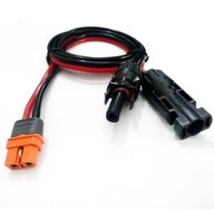 Solar Connector to XT60I-F Adapter 3.28FT 10AWG Cable for Portable Power Station Solar Generator Battery Pack