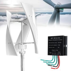 Eastnmythet Wind Turbine Generator Kit, 12000W Wind Turbine for House, Wind Power Generator with Wind Solar Hybrid Controller,48V