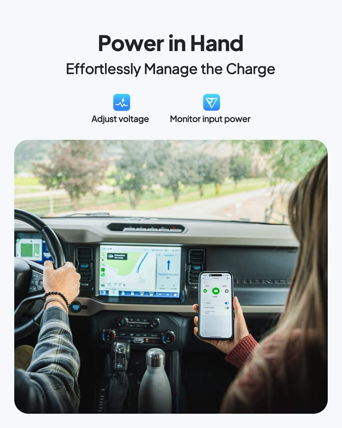 BLUETTI Charger 1, 560W Alternator Charger, Fast DC-DC for Portable Power Stations, 6X Faster Than Cigarette Chargers, Compatible with 95% Solar Generator, Perfect for Road Trips, RVing - Image 7