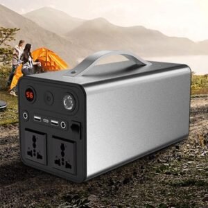 Portable Power Station, Solar Generator for Camping, Travel, Fishing, Emergency Backup Power Supply