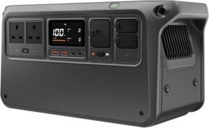 DJI Power 1000 V2 Portable Power Station, 1024Wh LFP Battery, Compact Size, 2600W Stable Output, 0-80% Recharge in 37 Mins, Electric Generator for Home, Camping, RVs, Off-Grid