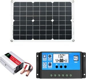 pover Station – Solar Generator Supplies, Portable Rechargeable Generator Inverter | pover Station With 300w Solar Panel, Portable 300w pover Inverter For Home Backup Outdoors Camping Rv