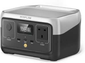 ECOFLOW Portable Power Station RIVER 2, 256Wh LiFeP04 Battery/ 1 Hour Fast Charging, Up To 600W Output, Solar Generator (Panel Not Inc.) for Outdoor Camping/RVs
