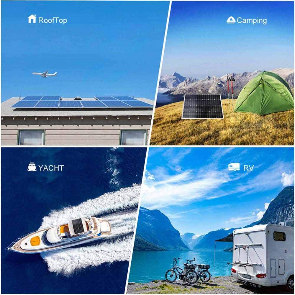 AUECOOR 1600W Solar Panel Wind Turbine Generator Kit: 10 pcs 120W Mono Solar Panel+ 400W Wind Turbine+ MPPT solar controller + wind controller+3000W Power inverter for 12V/24V Battery - Image 8