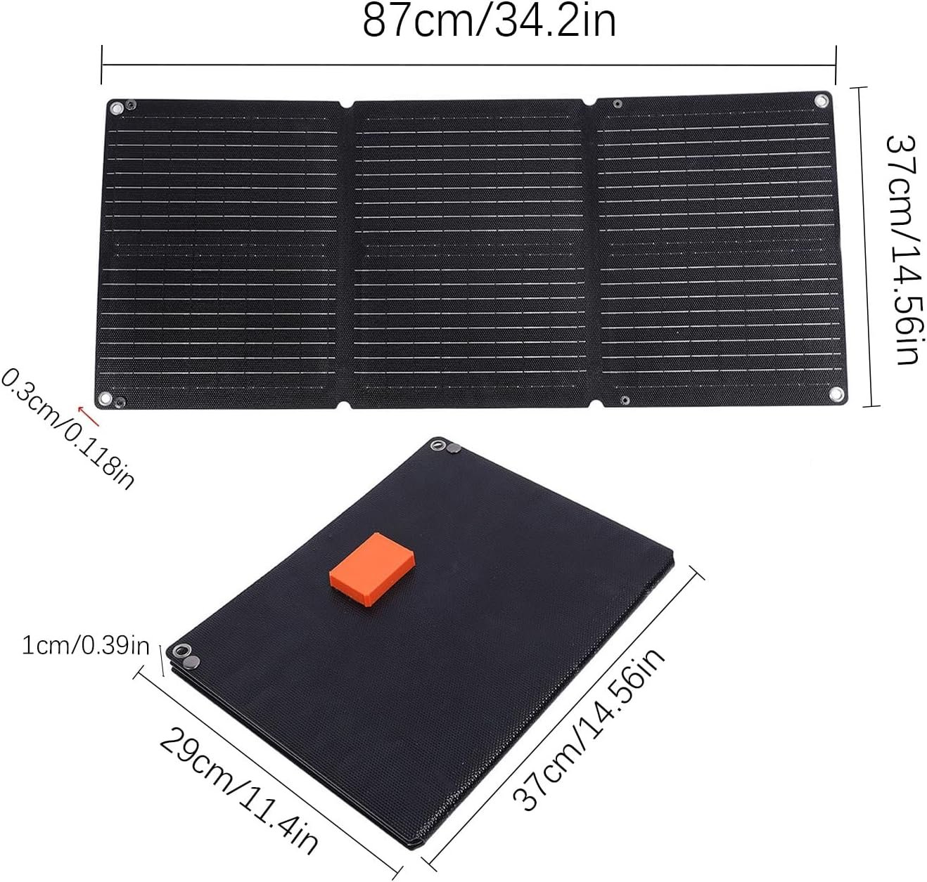 Solar Car Battery Charger,200w Solar Panel Charger, Battery Generator | 12-24v Automatic Foldable Waterproof Flexible Maintainer for Outdoor, Truck, Boat, Travel - Image 5