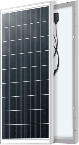 Panana 100W Solar Panel 18V Monocrystalline Module PV Power for Motorhome RV Boat Shed Caravan Camping Travel