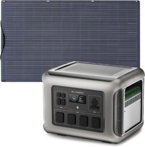 ALLPOWERS R2500 Solar Generator with SF200 200W Solar Panel Included, 2016Wh Portable Power Station w/ 4 2500W AC Outlets, USB-C PD 100W Fast Charging Emergency Power for RVs, Camping, Power Outages