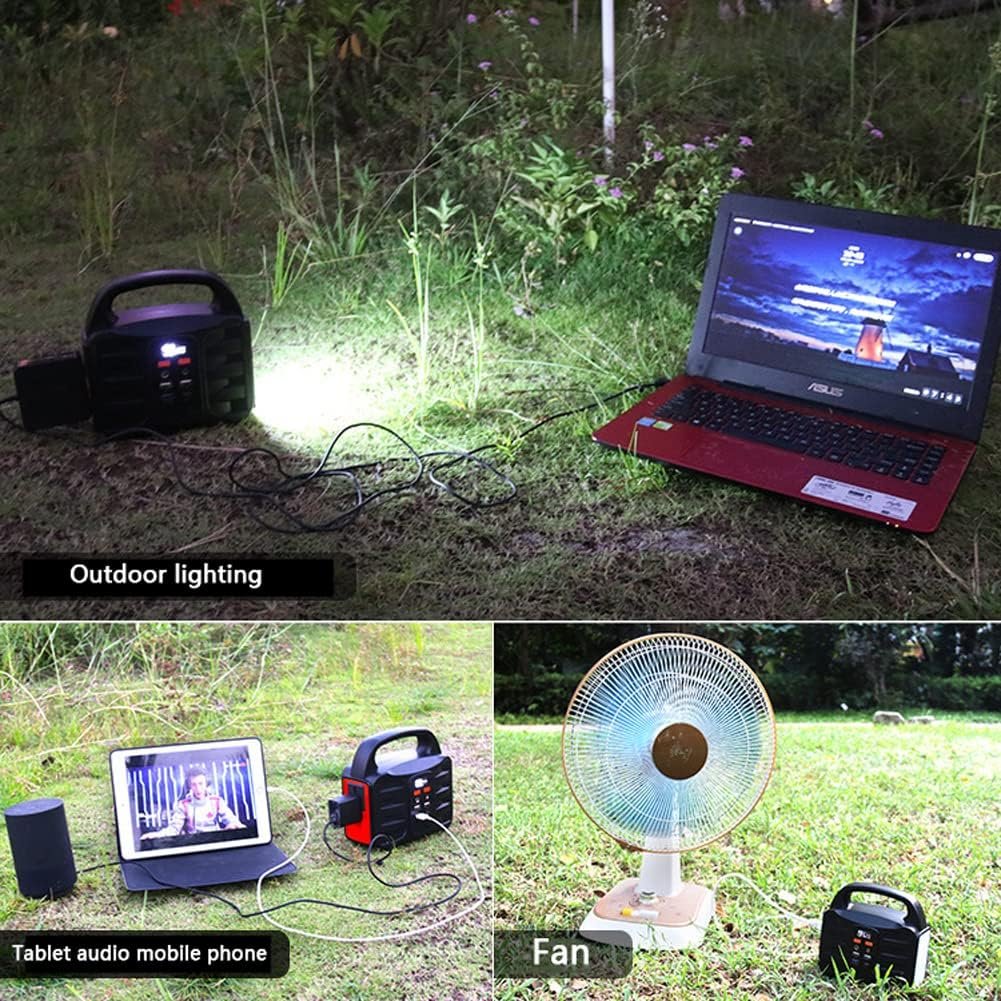Solar Generator Portable Power Station 150W 80000mAh Emergency Power Supply for Home, Camping, RV Trips, and Outdoor Adventures - Image 3