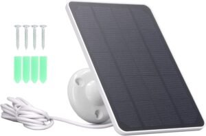 Monocrystalline Silicon Solar Panel Battery Charger with Type C Output for Lights Fans Water Pumps Appliances