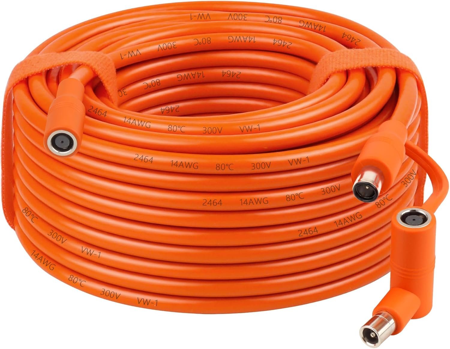 14AWG DC Solar Panel Power Wire 100FT, 14AWG 8mm DC Extension Cable (DC7909 to DC8020), DC7909 Solar Panel Power Cord for Solar Generators, Power Stations, and Automotive