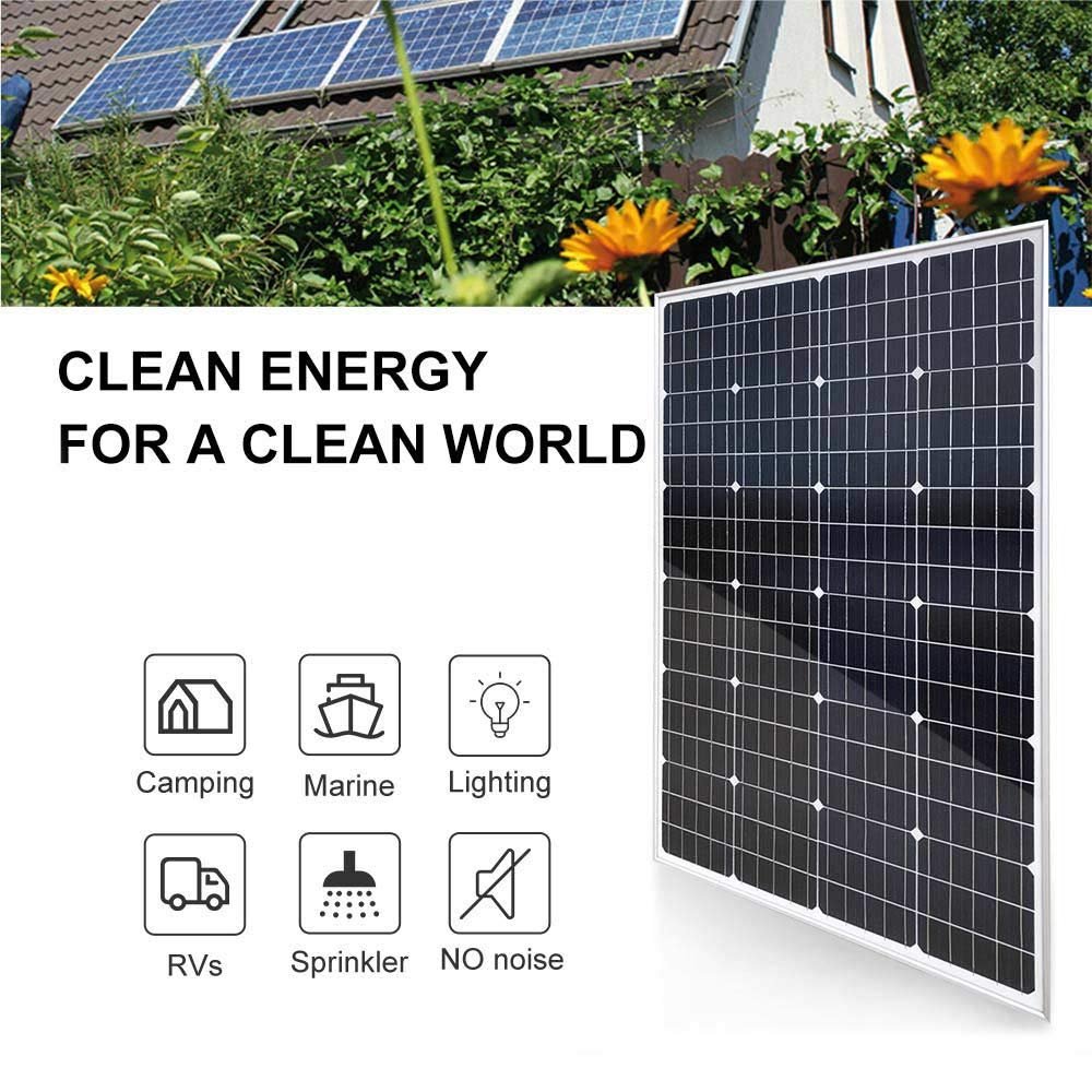AUECOOR 1600W Solar Panel Wind Turbine Generator Kit: 10 pcs 120W Mono Solar Panel+ 400W Wind Turbine+ MPPT solar controller + wind controller+3000W Power inverter for 12V/24V Battery - Image 4