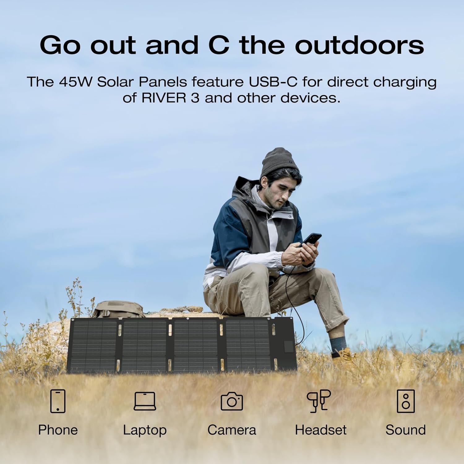 ECOFLOW River 3 Portable Power Station (plus XT60i Cable)|45W Solar Panel |245Wh LFP Battery|up to 600W Output|GaN Efficiency Doubles runtime| - Image 3