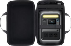 co2CREA Storage Hard Travel Case for Anker SOLIX C300 Portable Power Station 300W Outdoor Solar Generator (Case Only,Excluding Generator)