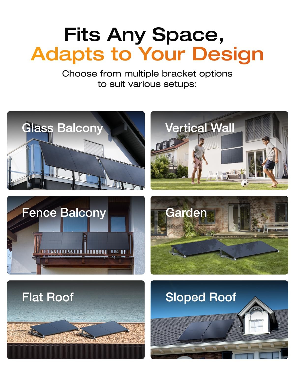 ECOFLOW STREAM Balcony Solar System, 800W Micro Inverter, 2 × 400W PV Solar Panels, Smart Grid-Feed Inverter with Wi-Fi & App Control for Balcony, Garden, Roof & Vertical Walls - Image 4