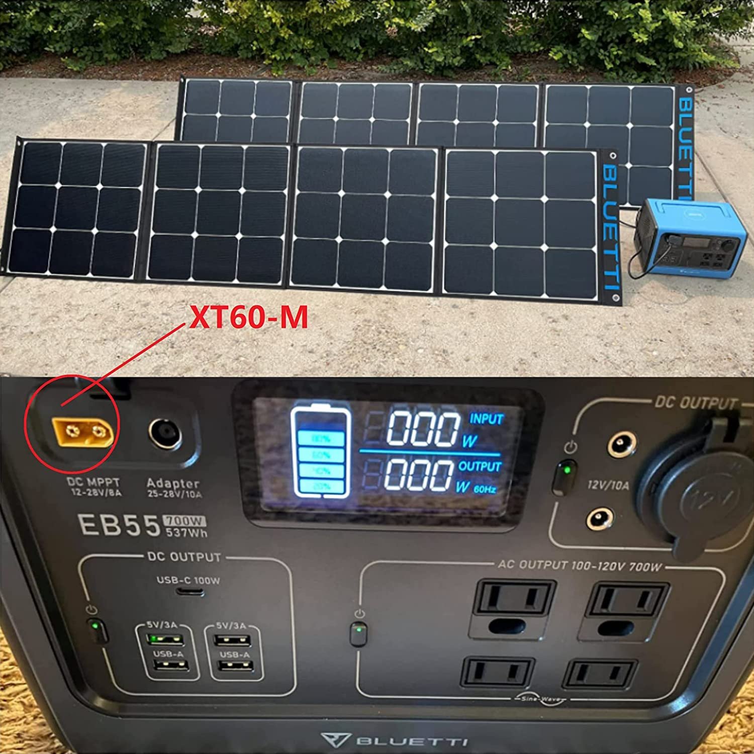 HKY Solar Panels Extension Cable Female Male Connector to XT60 Power Cable 11FT 3.5M Solar Connector for Bluetti ECOFLOW Delta River Portable Power Station Generators Lipo Battery XT60 Charging Plug - Image 5