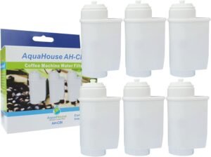 AquaHouse AH-CBI Compatible Water Filter for Bosch Neff Siemens Gaggenau Coffee Machines TZ70003 TCZ7003 467873 575491 (6 Pack)