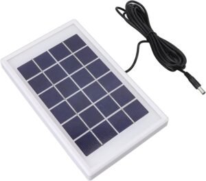 3W 6V IP65 Waterproof Solar Panel Kit High Conversion Semi Flexible Polycrystalline Silicon Solar Battery Charger for Outdoor Solar Generator 8.7 x 5.3in