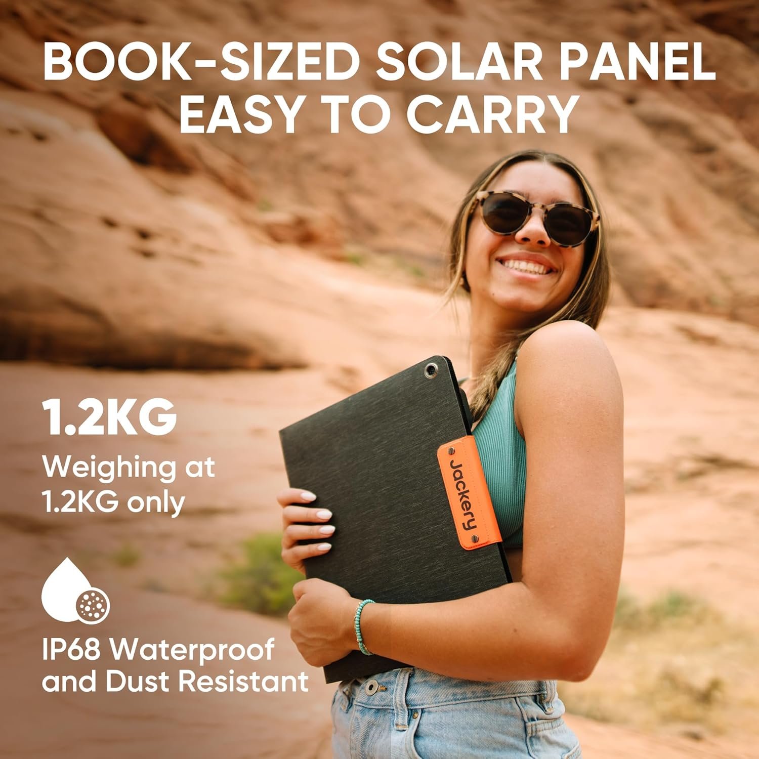 Jackery Solar Generator 300 Plus 40W Mini, 288Wh Portable power station with 40W Book-sized Solar Panel, LiFePO4 Battery 300W Output for Outdoors RV Camping Emergencies - Image 7