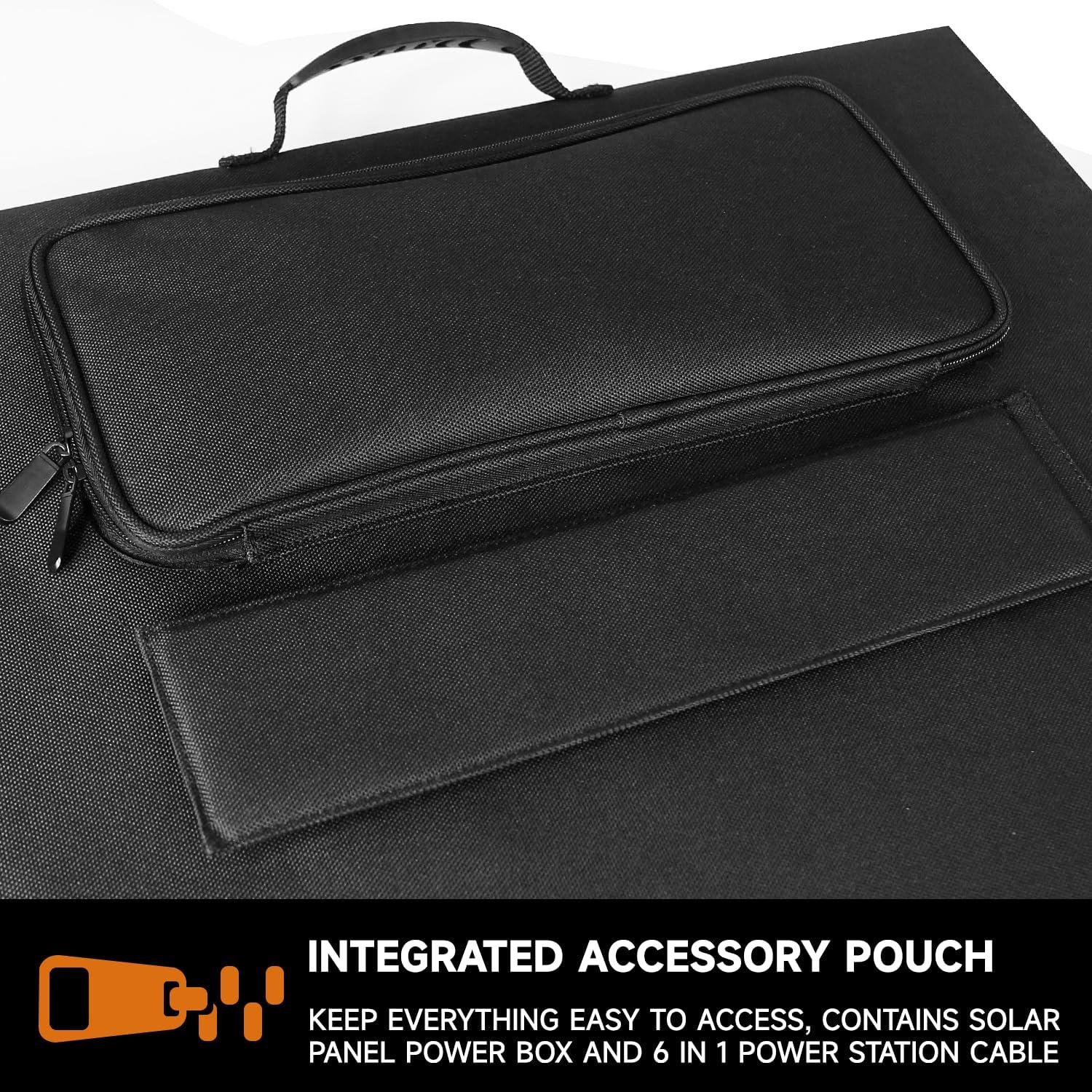 BALDR Solar Panels 200W Monocrystalline Portable Folding Solar Charger for Solar Generators and Portable Power Stations,Solar Panel Kit for Camping, Off Grid Living - Image 6