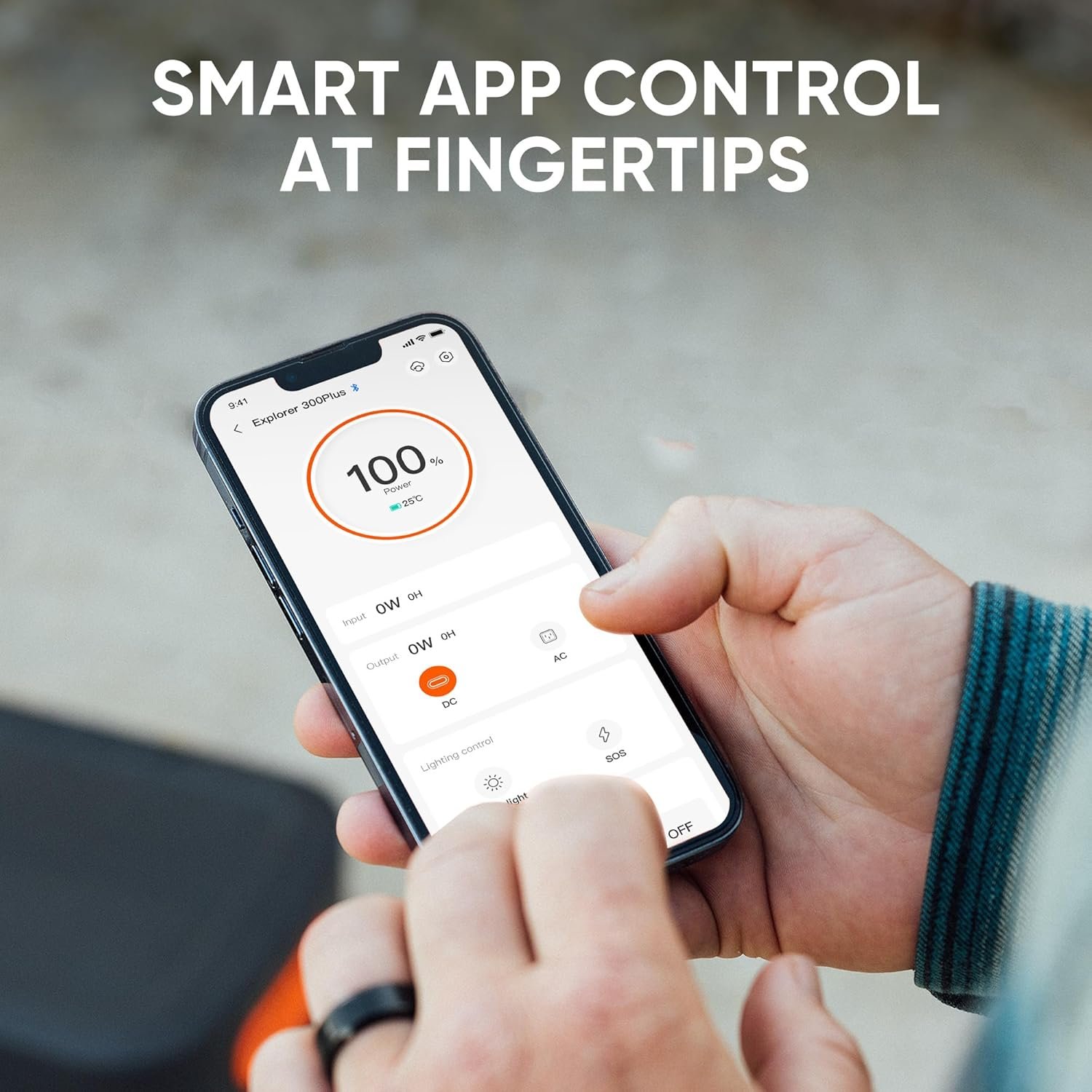 Jackery Solar Generator 300 Plus 40W Mini, 288Wh Portable power station with 40W Book-sized Solar Panel, LiFePO4 Battery 300W Output for Outdoors RV Camping Emergencies - Image 8