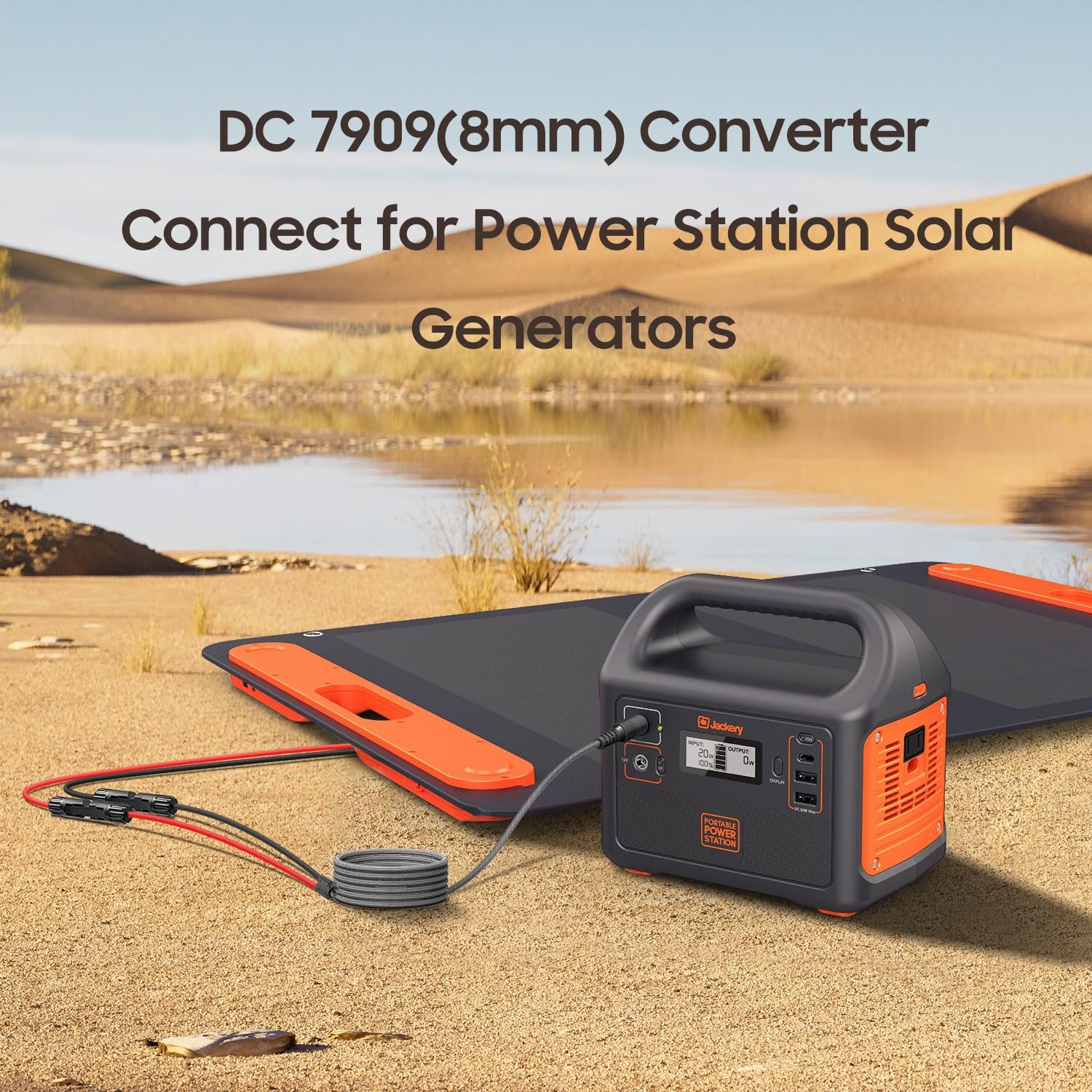 3.5M MC-4 Solar Connector to DC7909 DC8020 Extension Cable for Jackery Explorer 240 V2/1000 V2 3000 Generator BLUETTI EB3A EB70S EB55 AC180 EB120 EB150 GRECELL T300 Power Station Solar Charging Lead - Image 6