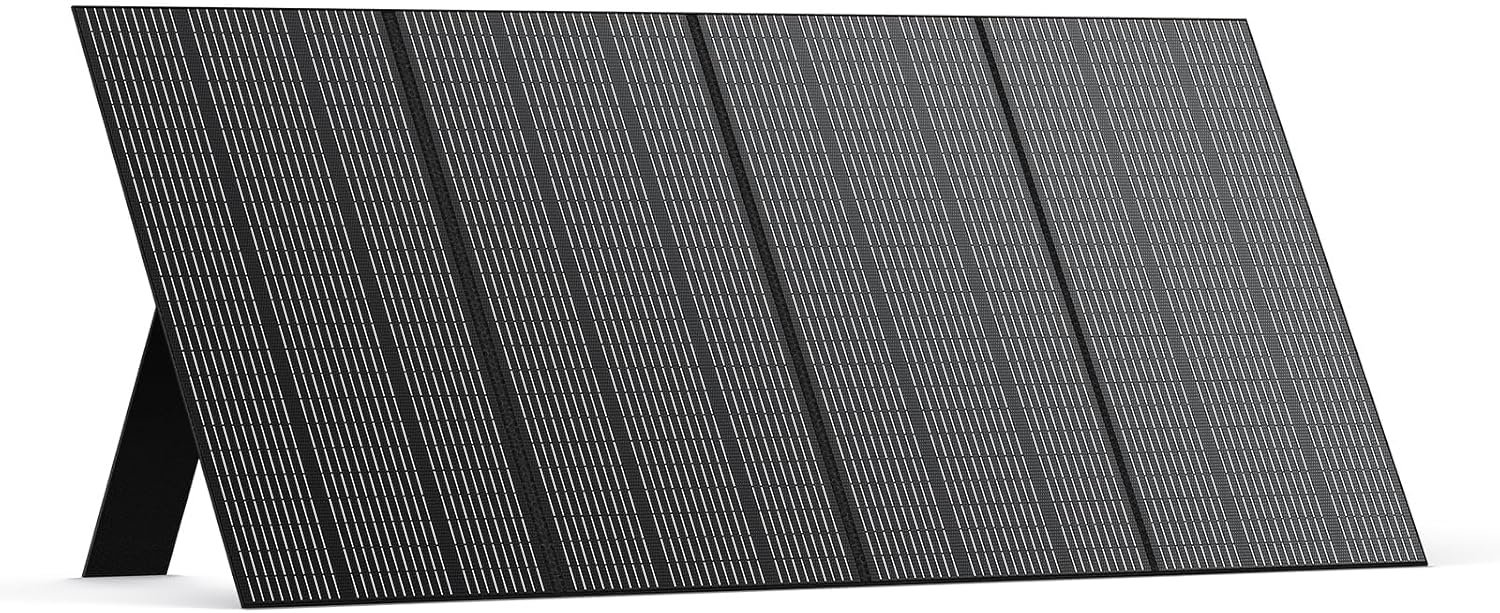 BLUETTI Solar Panel 350W, 350 Watt Portable Panel, Monocrystalline Panel for Power Station AC180/AC200L/AC300/AC240, Foldable Solar Charger for RV, Camping, Power Outage