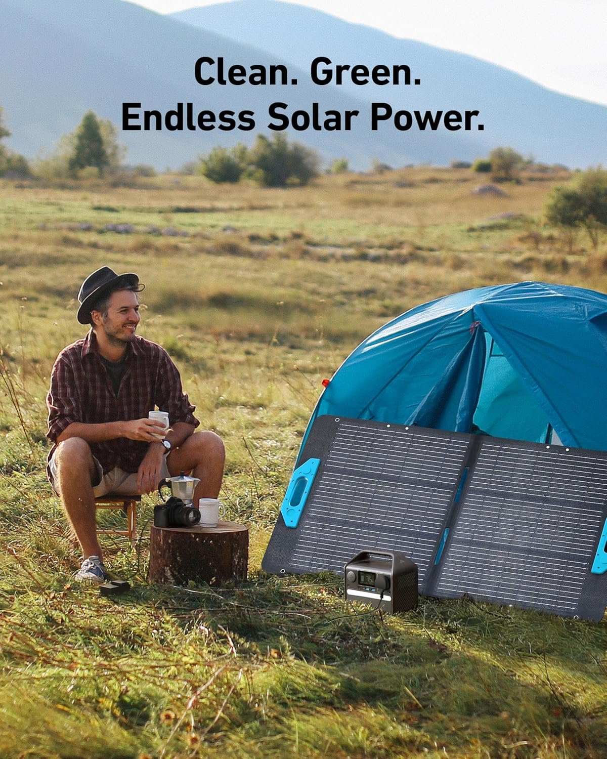 Anker 521 Portable Power Station Upgraded with LiFePO4 Battery, 256Wh 5-Port PowerHouse, 300W (Peak 600W) Solar Generator (Solar Panel Optional), 2 AC Outlets, 60W USB-C PD Output, Outdoor Generator - Image 7