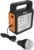 Gsycle Solar Power Bank, 6000mAh Bright Headlight Panel Light 3 Bulbs Portable Handle Solar Generator Power Station for Camping Travel