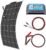DELURA 12V Flexible Solar Panel 600W 100W 200W 300W 400W 500W Bendable Waterproof Monocrystalline Best Solar Panel For RV Boat Waterproof and Durable (Color : 100w Solar Kit)