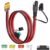 Xiatiaosann XT60 to SAE Extension Cable 10AWG SAE Plug to XT60 Solar Panel Cable Female Adapter Connector, with Fuse for Solar Generator Portable Power Station Solar Panel(2FT)